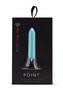 Nu Sensuelle Point Rechargeable Silicone Bullet - Teal Blue